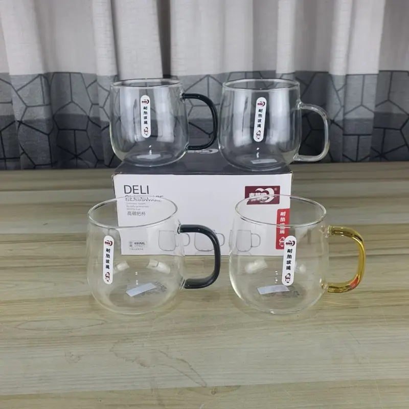 490ml 4pcs Glass Water Mug GPB 27L4