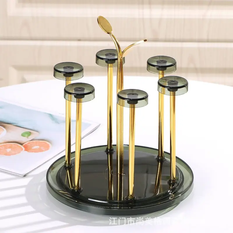 Luxury Rotating Glass Holder Stand