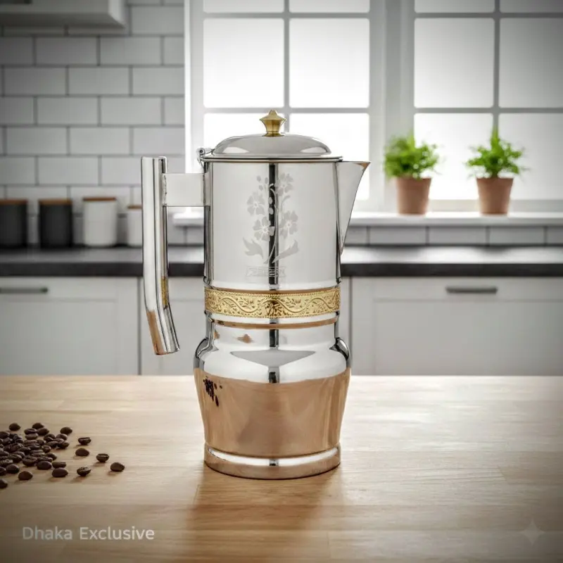 Stainless Steel Royal Floral Water Jug