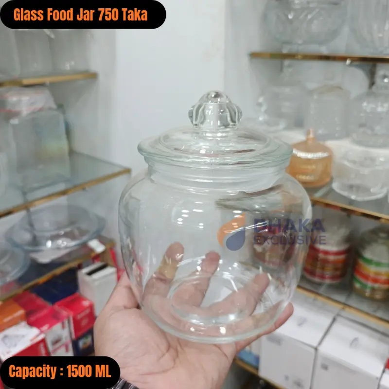Airtight Food Glass Jar ( 1500 ML )