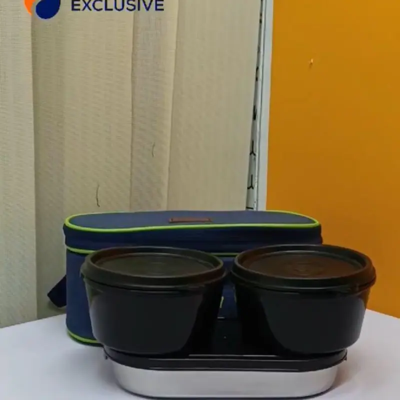 Premium Insulated Lunch Box Set with Carry Bag