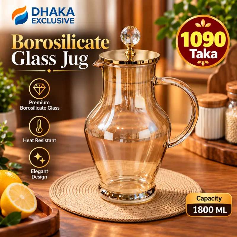 Premium Borosilicate Glass Jug