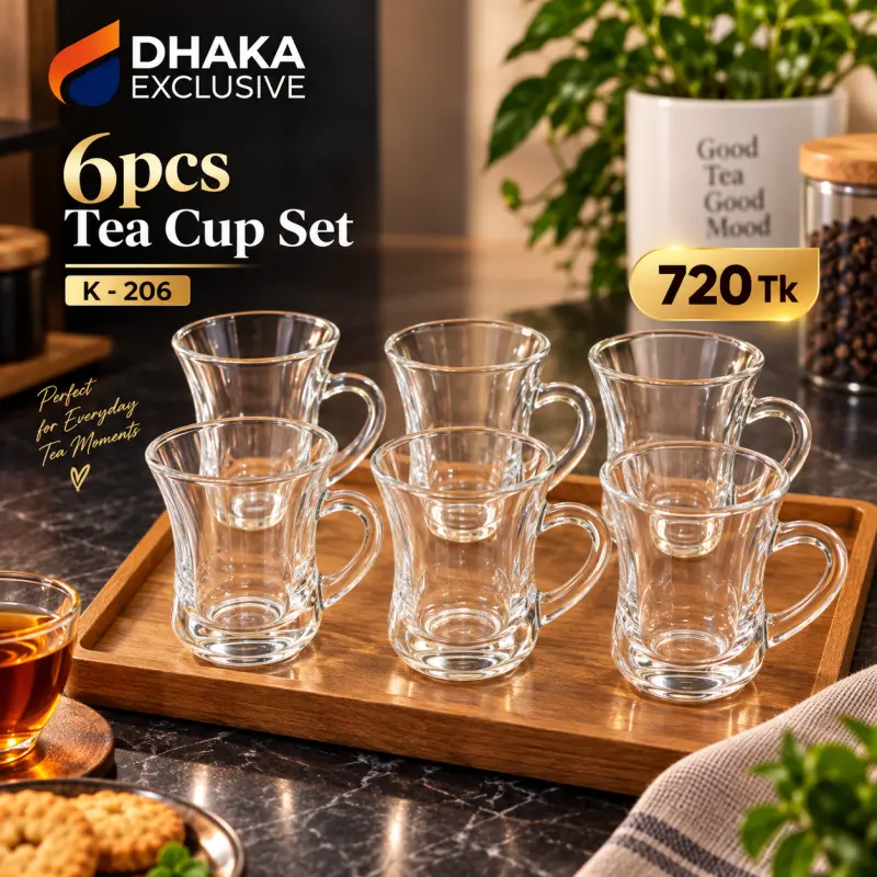 6pcs Tea Cup Set – K 206