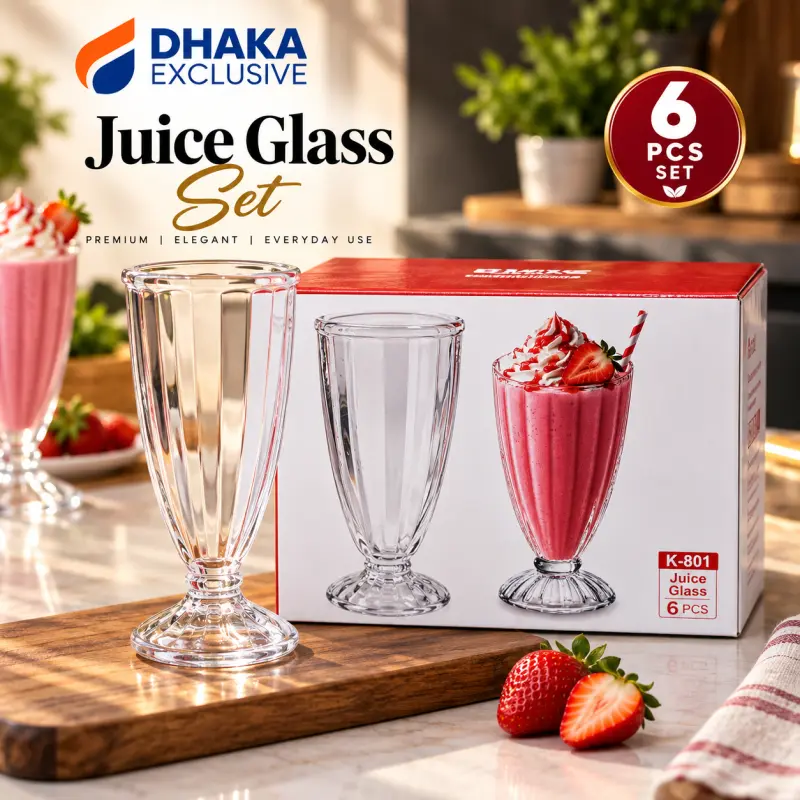 6 Pcs Premium Juice Glass Set – K-801