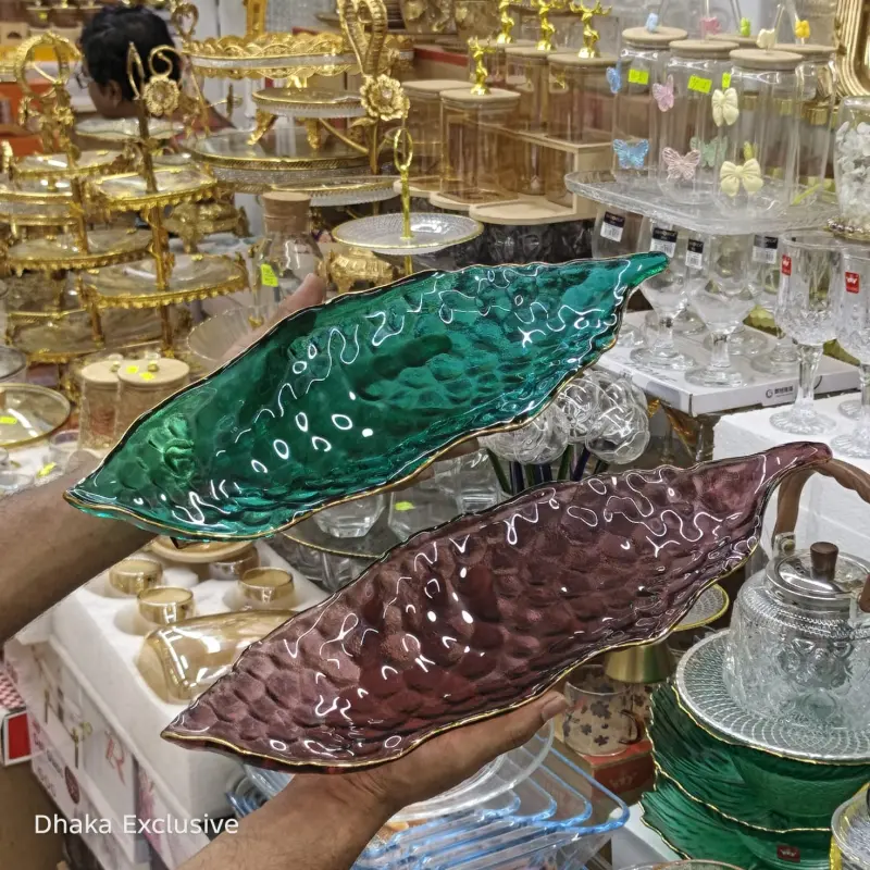 Glass Fish Model Serving Dish ( 1 Pcs)