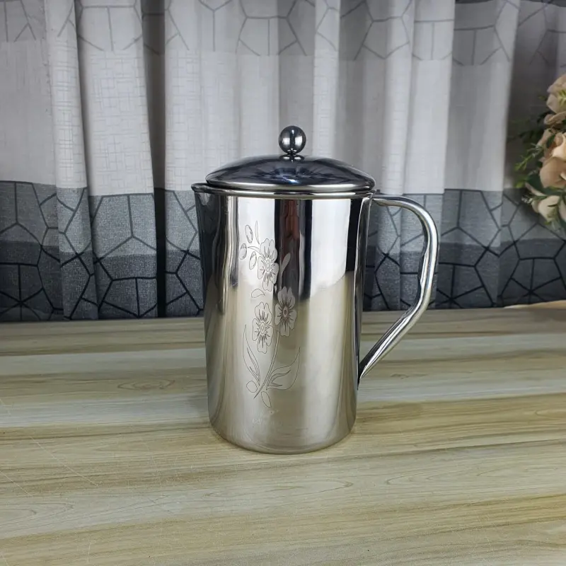 Premium Stainless Steel Water Jug with Lid