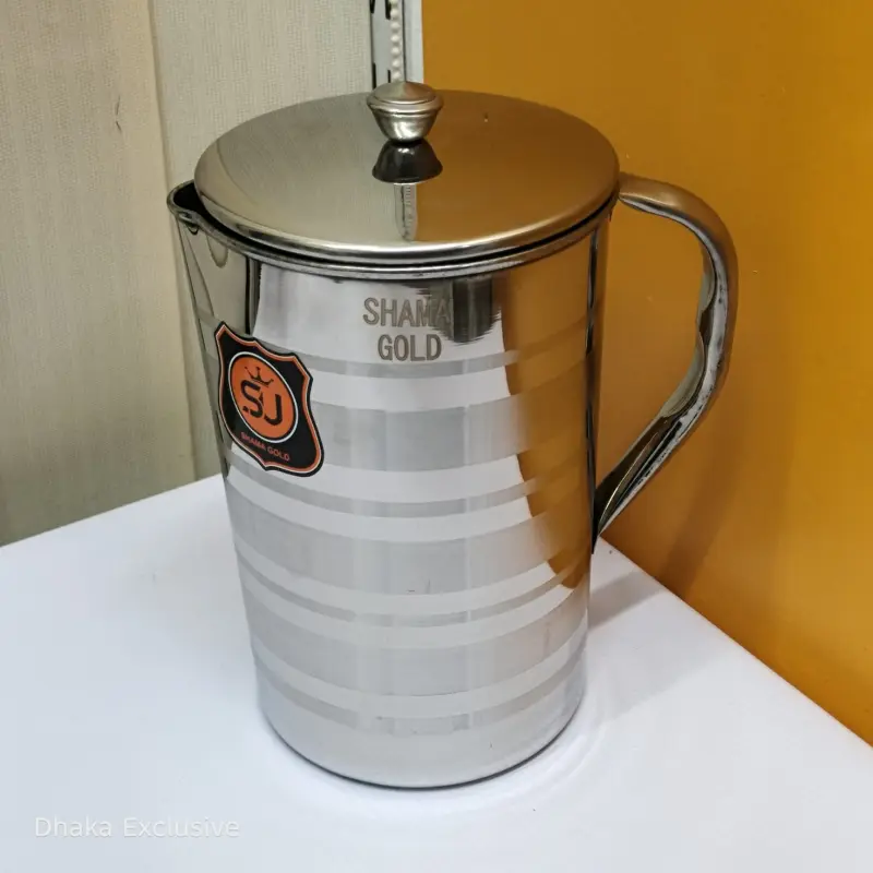 3 Liter Jumbo Size Stainless Steel Jug ( Shama Gold 4)