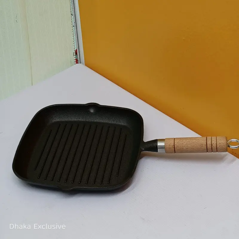 Heavy Quality Cast Iron Grill Pan 21 cm