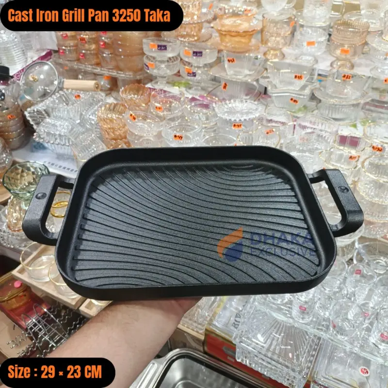 Premium Cast Iron Grill Pan