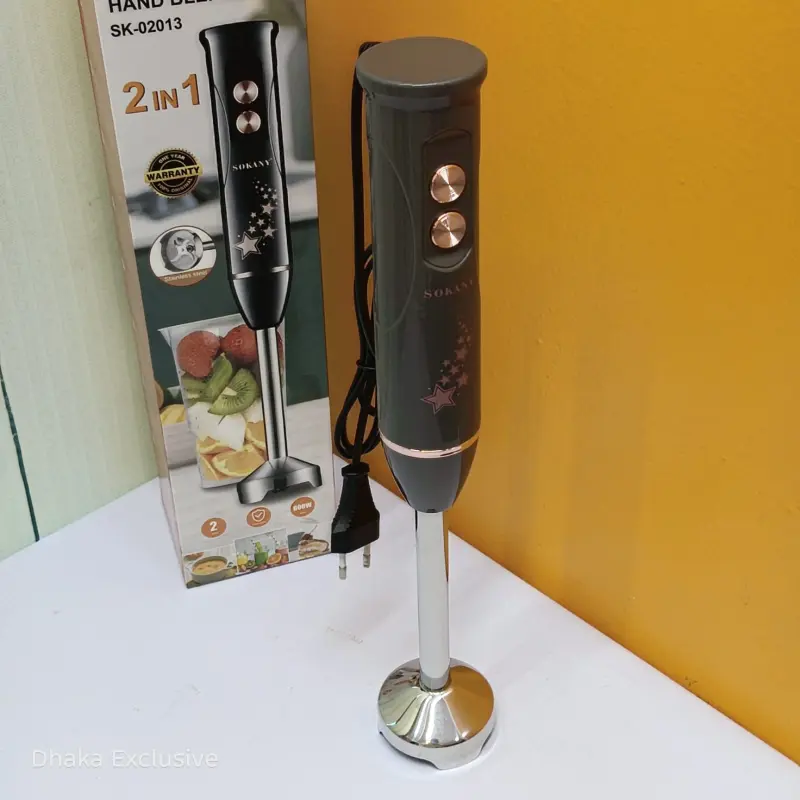 Sokany 2 in 1 Hand Blender With Mug ( Model : 2013 / 600 Watt )