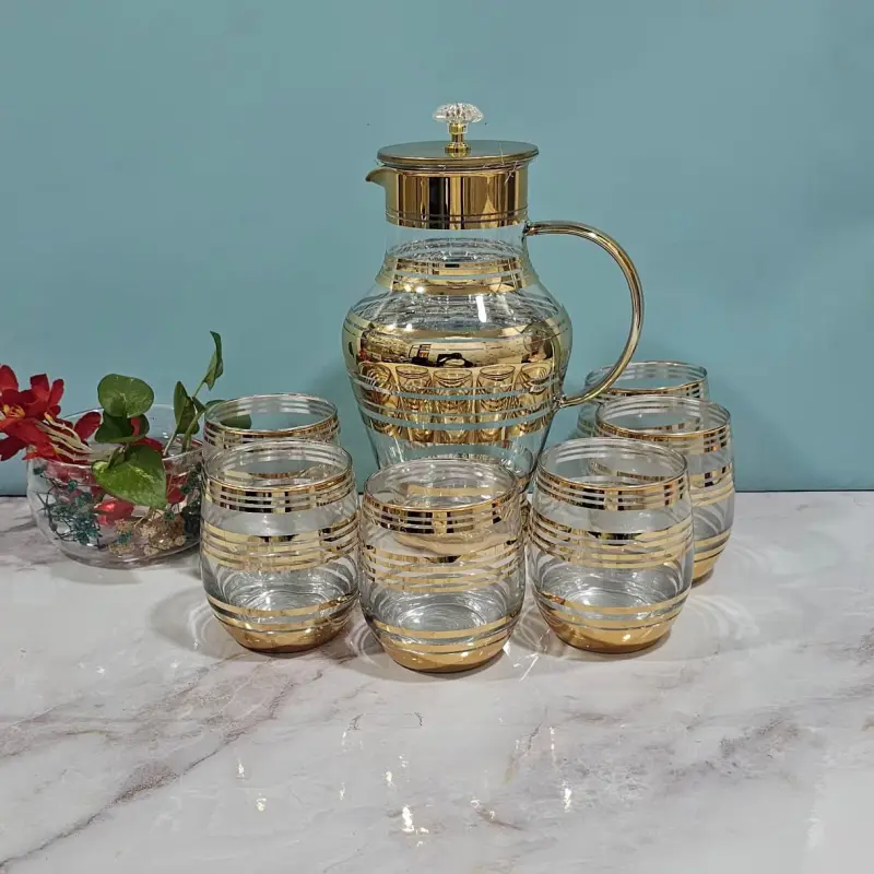 7PCS Premium Borosilicate Glass Jug Set (M-1)