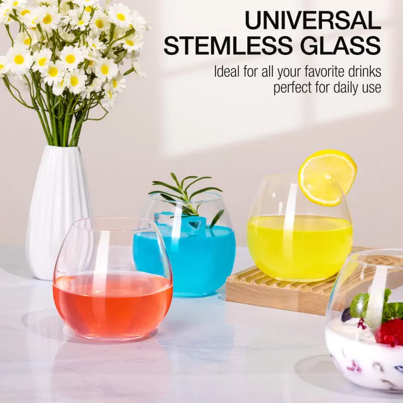 Premium Crystal Cut Glass Flower Vase (6pcs)